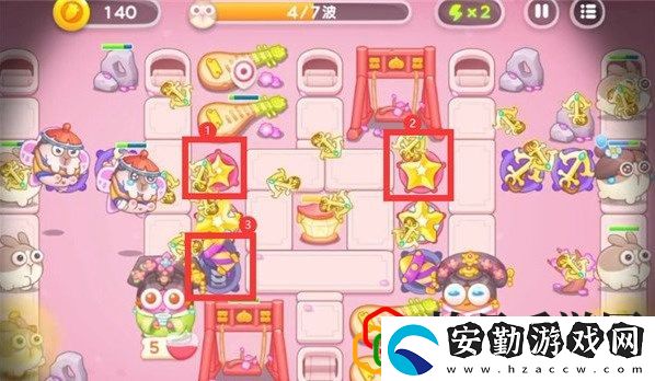 保衛(wèi)蘿卜4秋妃傳第5關(guān)怎么玩