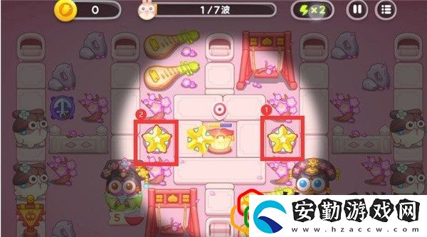保衛(wèi)蘿卜4秋妃傳第5關(guān)怎么玩