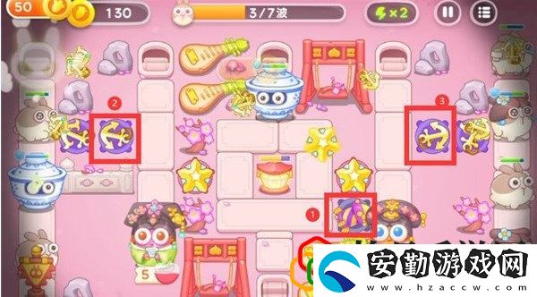 保衛(wèi)蘿卜4秋妃傳第5關(guān)怎么玩