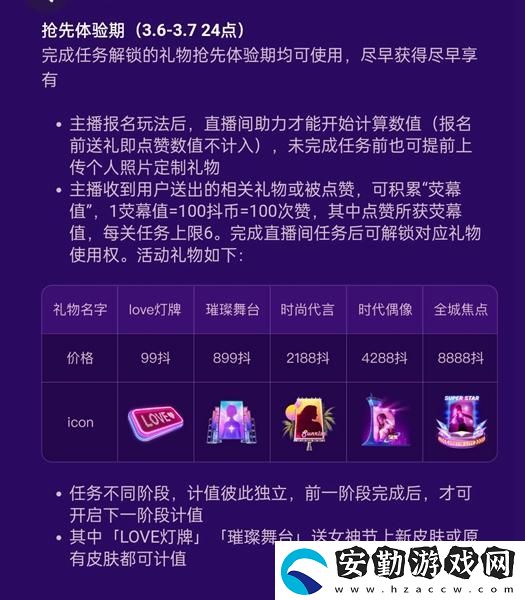 抖音女神節(jié)禮物多少錢(qián)
