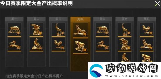 螢火突擊生肖大金如何提升純度