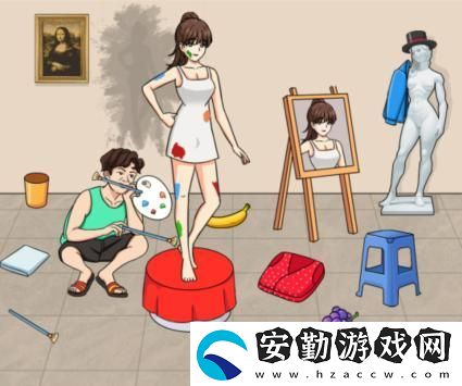文字來找茬大學(xué)生模特在院長到來前收拾好美術(shù)館通關(guān)攻略