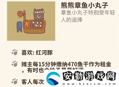 動物餐廳熊熊章魚小丸子怎么解鎖