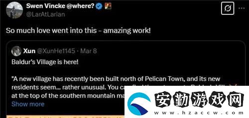 國人自制星露谷博德3主題Mod