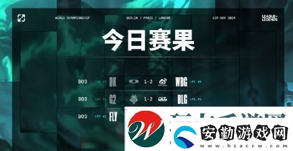 英雄聯(lián)盟2024全球總決賽瑞士輪第九日賽果一覽